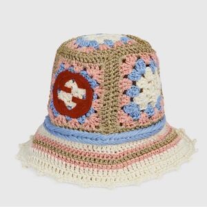 Gucci patterned Knitted Beanie bucket Hat